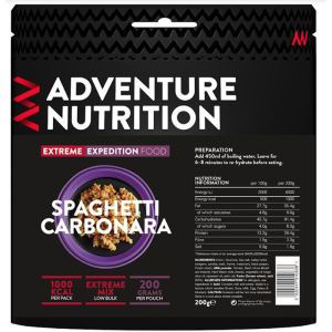 Extreme Expedition Food Pasta Carbonara 1000 Kcal